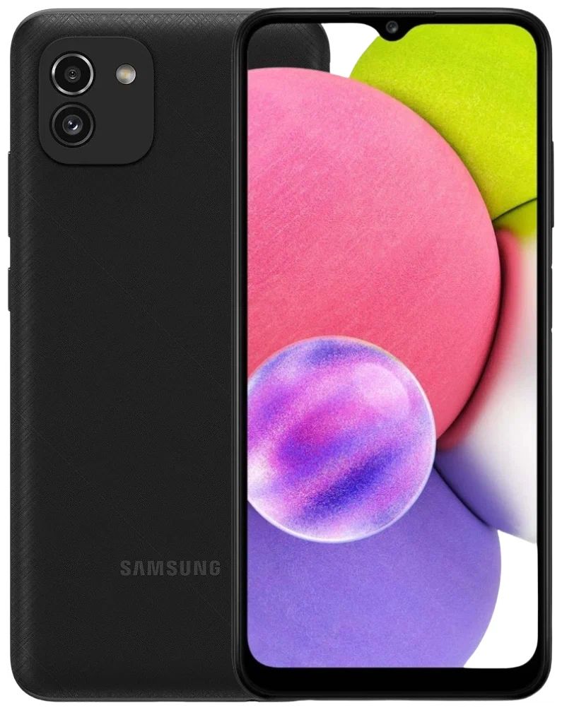 Смартфон Samsung Galaxy A03 3/32Gb (SM-A035FZKDSKZ) Black