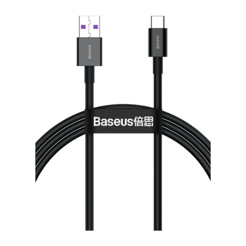 Дата-кабель Baseus USB - Type-C, CATYS-01, 66W (черный)