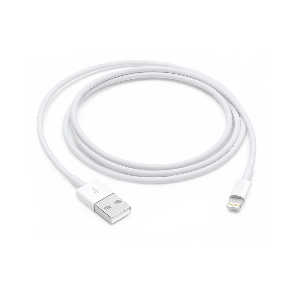 Кабель Apple Lightning to USB USB / Lightning, 1м, белый