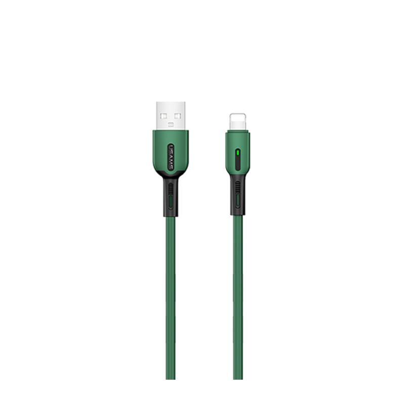 Дата-кабель Usams USB/8 pin Apple SJ431 (зеленый)