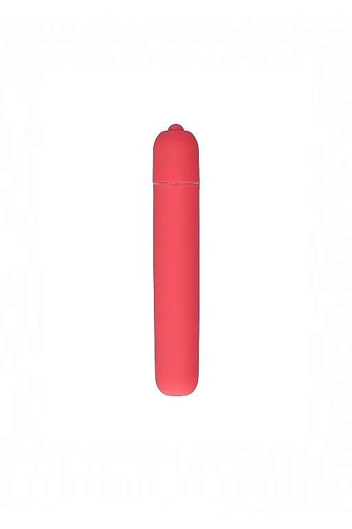 Вибропуля Bullet Vibrator - Extra Long - Pink: 10 см, 10 режимов работы, АБС-пластик