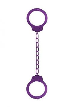 Металлические наручники Hand Cuffs (фиолетовые)