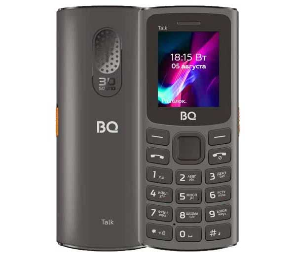Мобильный телефон BQ 1862 TALK GREY (2 SIM)