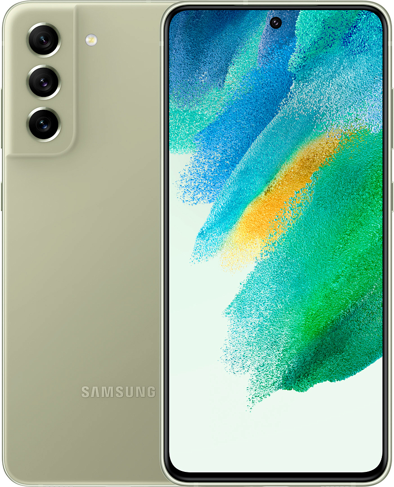 Смартфон Samsung Galaxy S21 FE (Qualcomm) 128 ГБ зеленый (SM-G990BLGDCAU)
