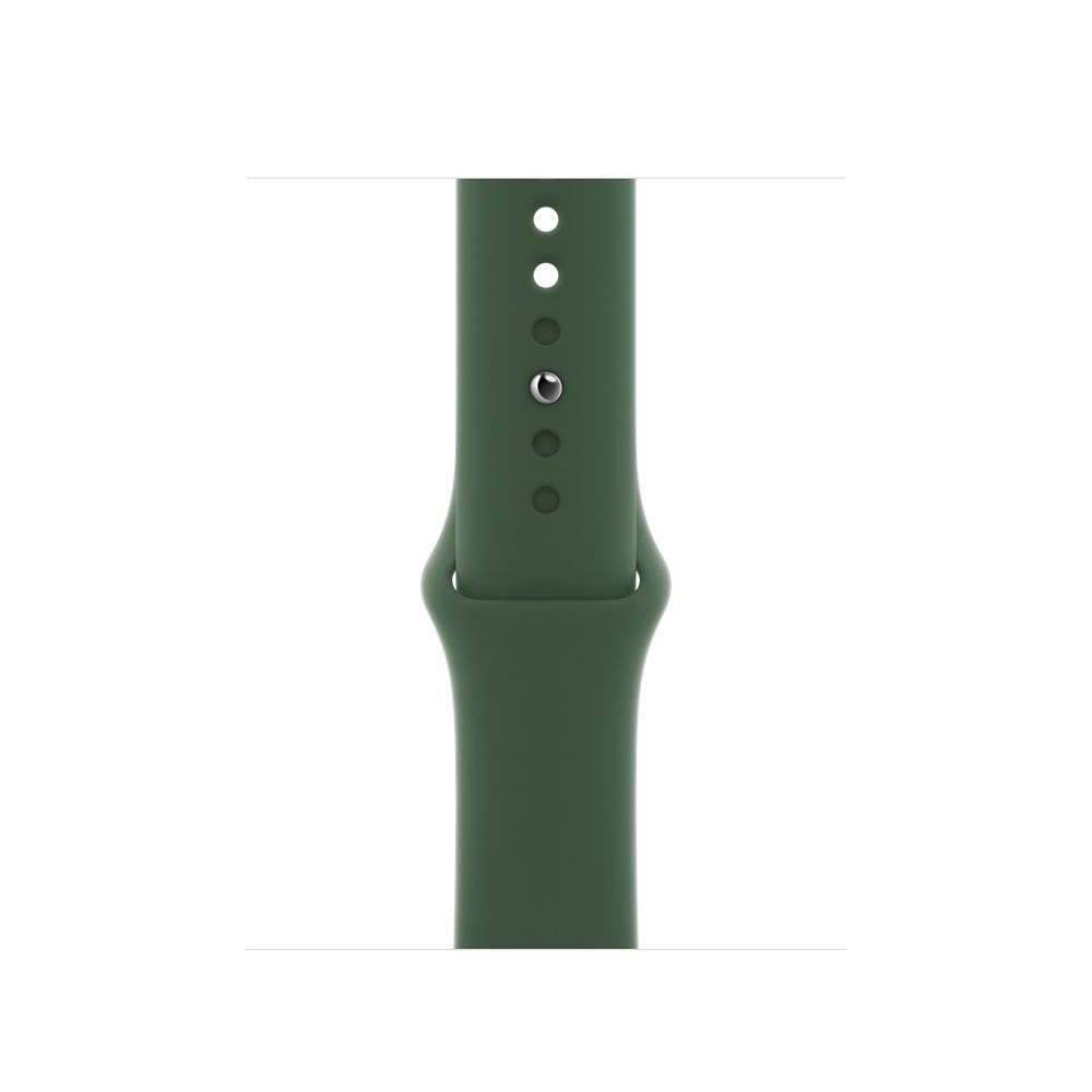 Ремешок Apple cпортивный для Apple Watch 41mm, Фторэластомер, зеленый клевер