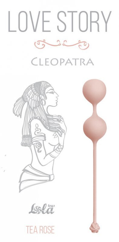 Вагинальные шарики Cleopatra Tea Rose – розовый