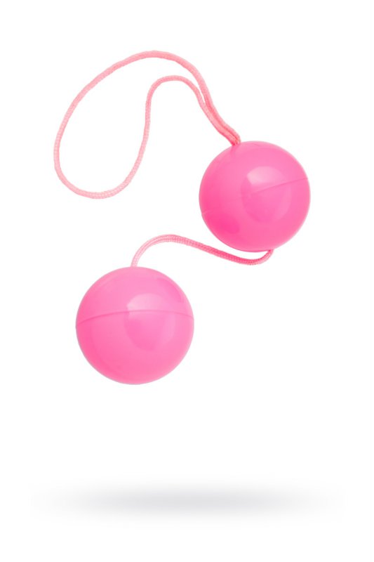 Вагинальные шарики TOYFA со смещенным центром тяжести - розовый