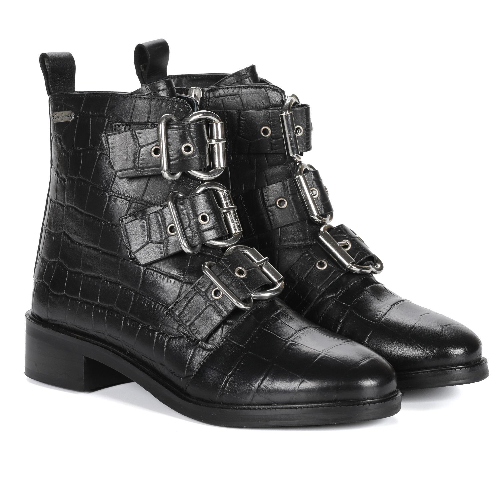 Женские ботинки на молнии Pepe Jeans London, черные