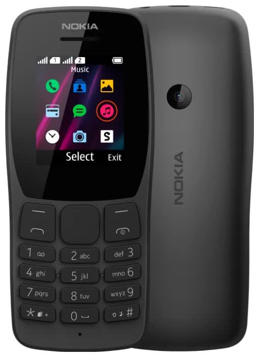 Мобильный телефон Nokia 110 (2019) Dual Sim Black