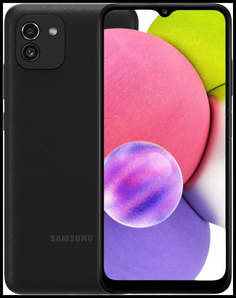 Смартфон Samsung Galaxy A03 4/64Gb (SM-A035FZKGSKZ) Black