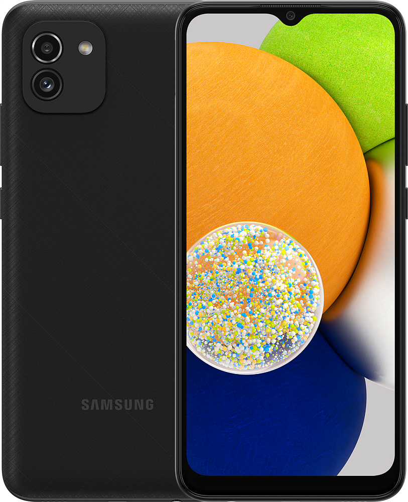 Смартфон Samsung Galaxy A03 32 Гб черный (SM-A035FZKDCAU)