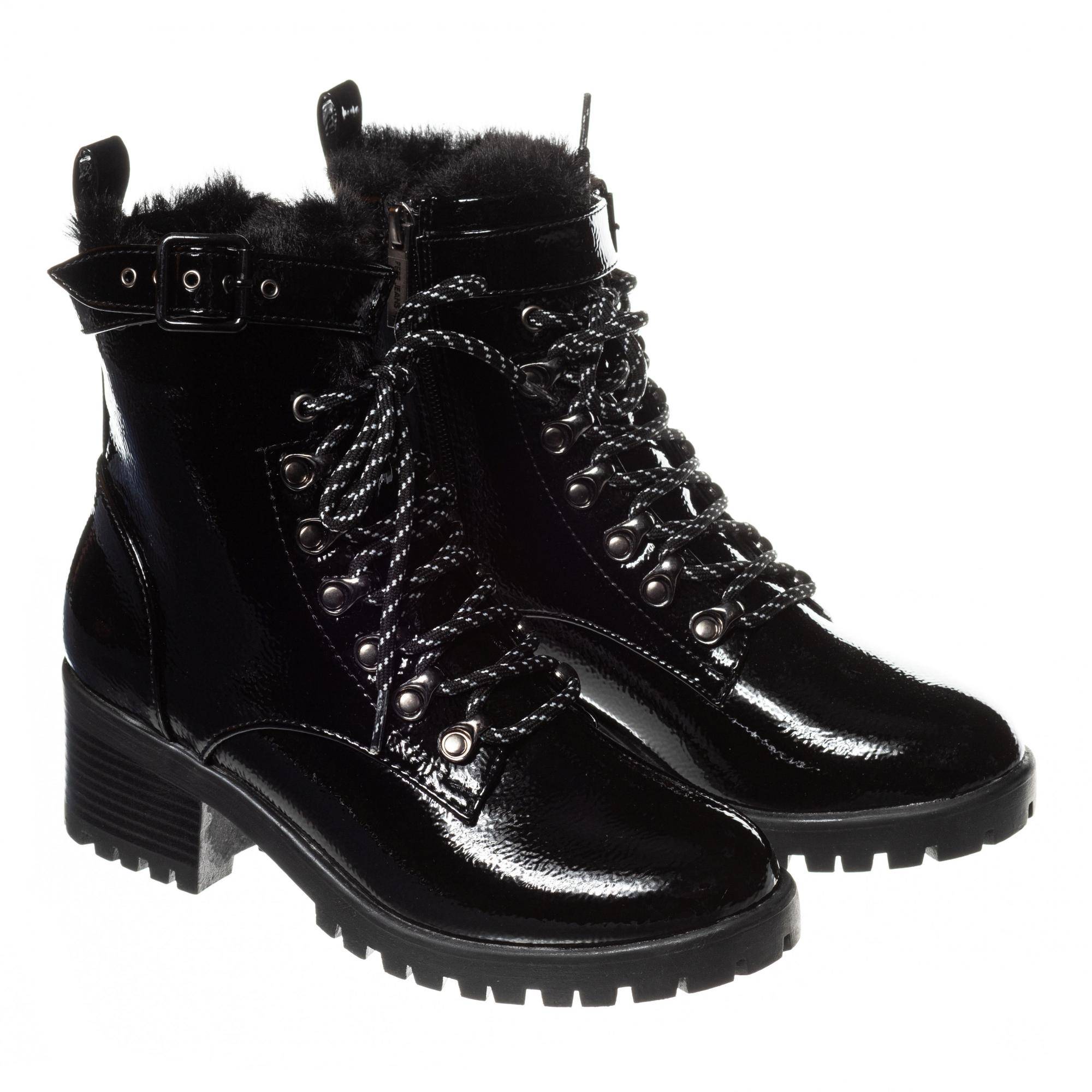 Женские высокие ботинки Pepe Jeans London(FULHAM BASS PLS50369), черные