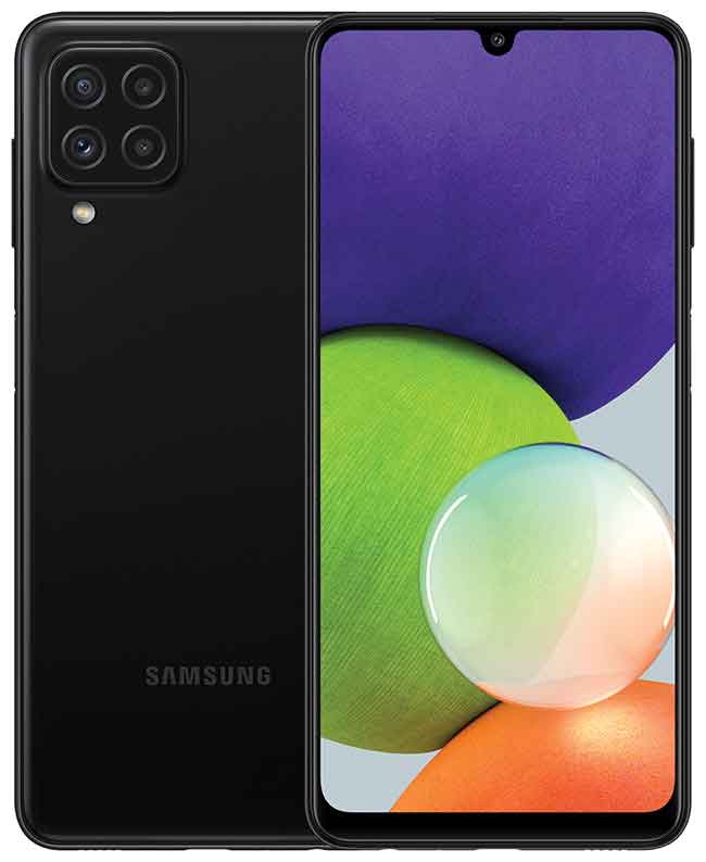 Смартфон Samsung Galaxy A22 4/64Gb (SM-A225FZKDCAU) Black