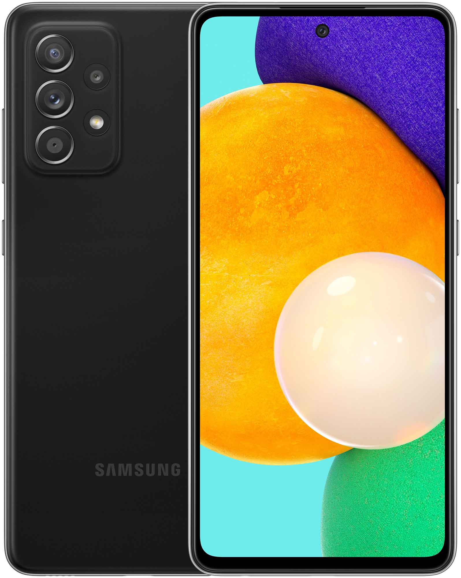 Смартфон Samsung Galaxy A52F 6/128Gb (SM-A525FZKDCAU) Black