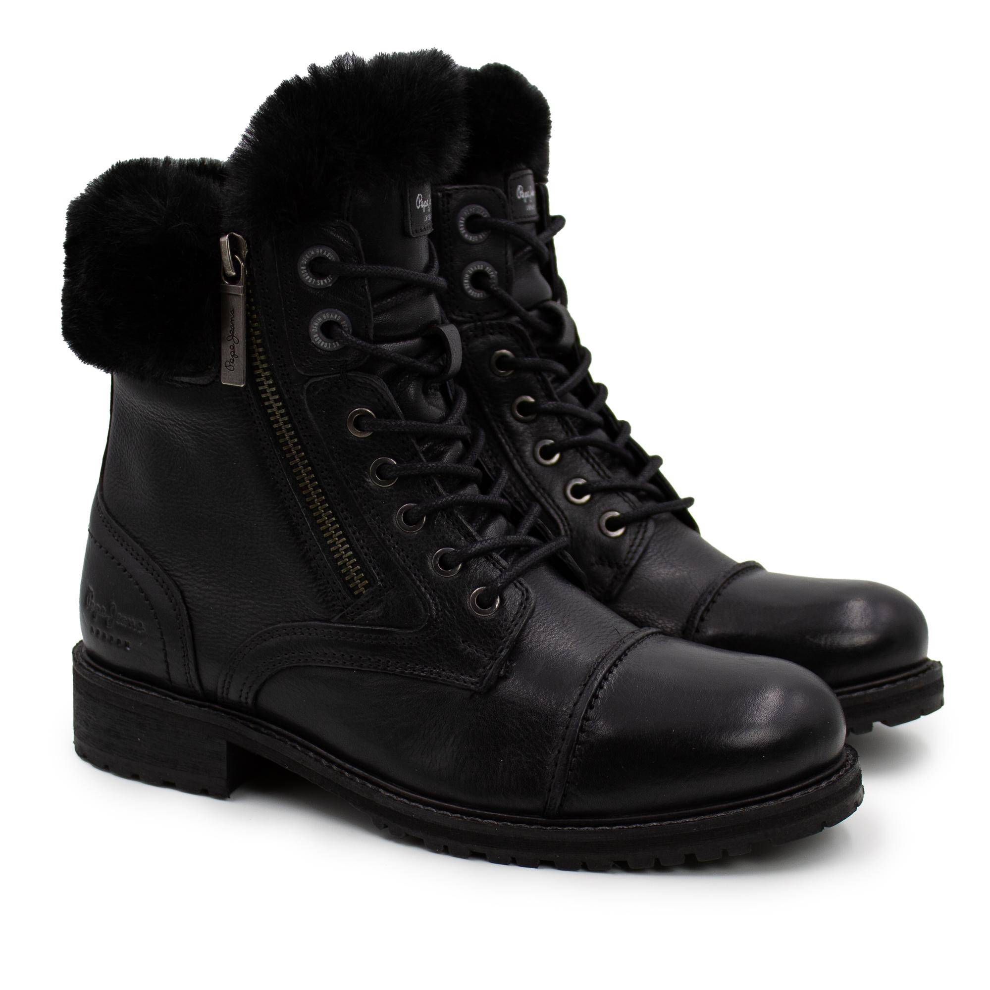 Женские высокие ботинки Pepe Jeans London(MELTING RUSS PLS50377), черные
