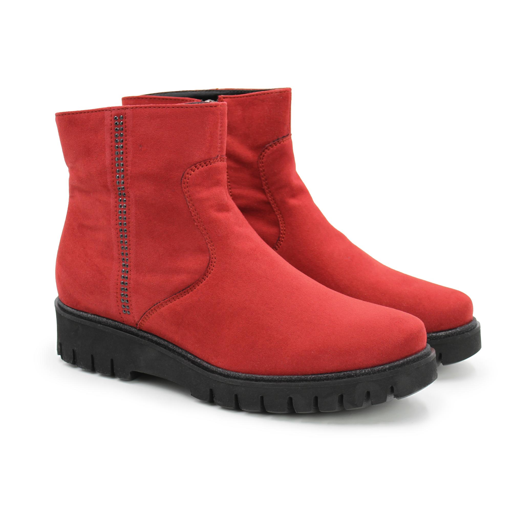 Женские ботинки на молнии ARA(Jackson-Keil-St-Hs 12-16442-75), красные