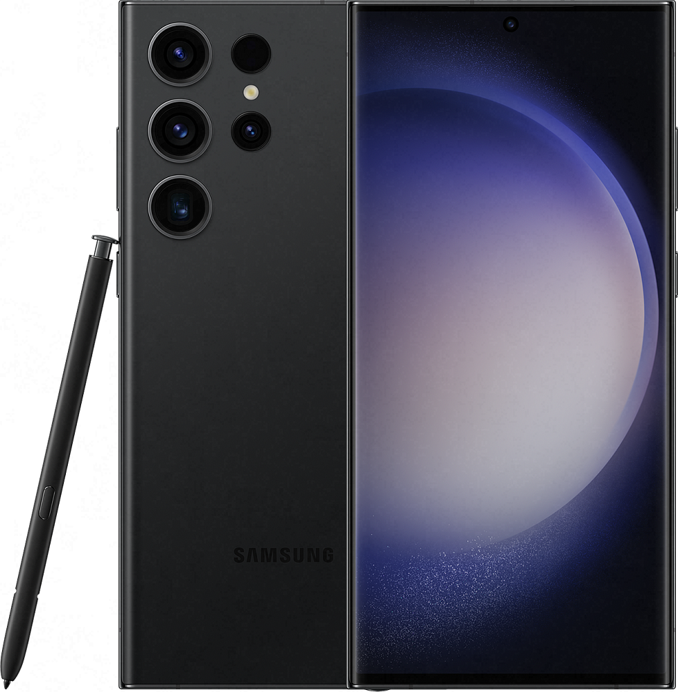 Смартфон Samsung Galaxy S23 Ultra 256 Гб черный фантом (SM-S918BZKGCAU)