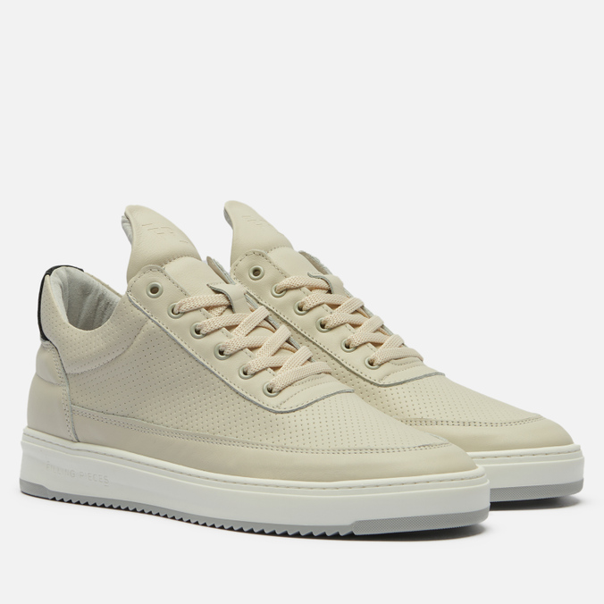 Filling Pieces Low Top Bianco Perforated