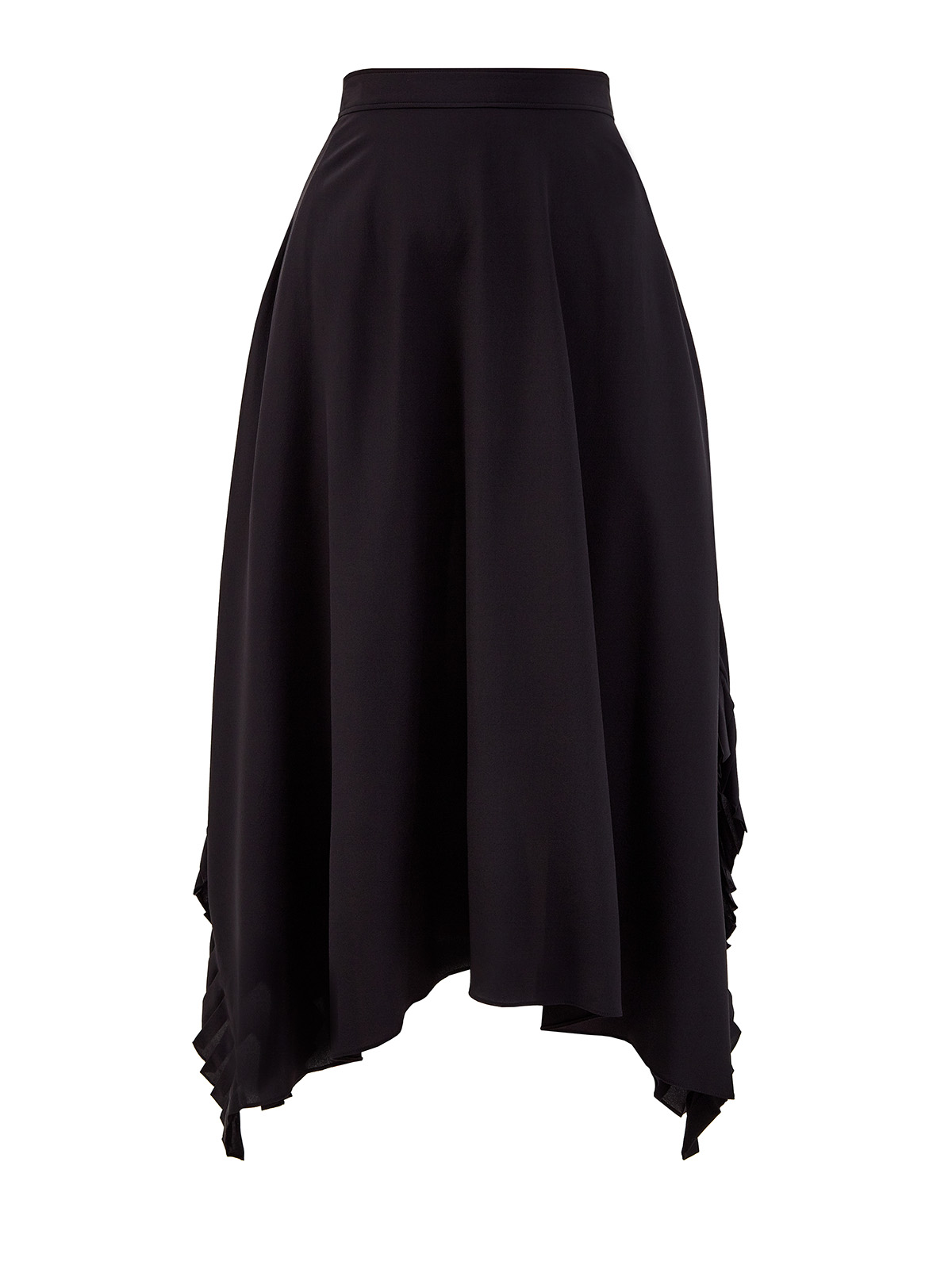 Шелковая юбка Ashlyn с асимметричным подолом