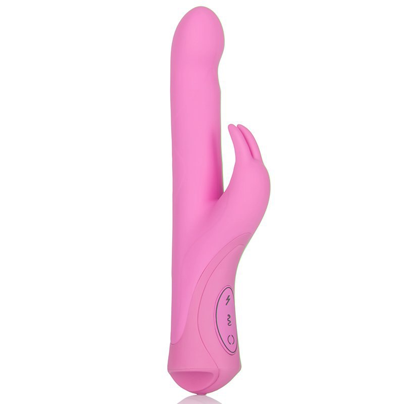 Вибромассажер Rechargeable Rotating Jack Rabbit со стимуляцией клитора – розовый