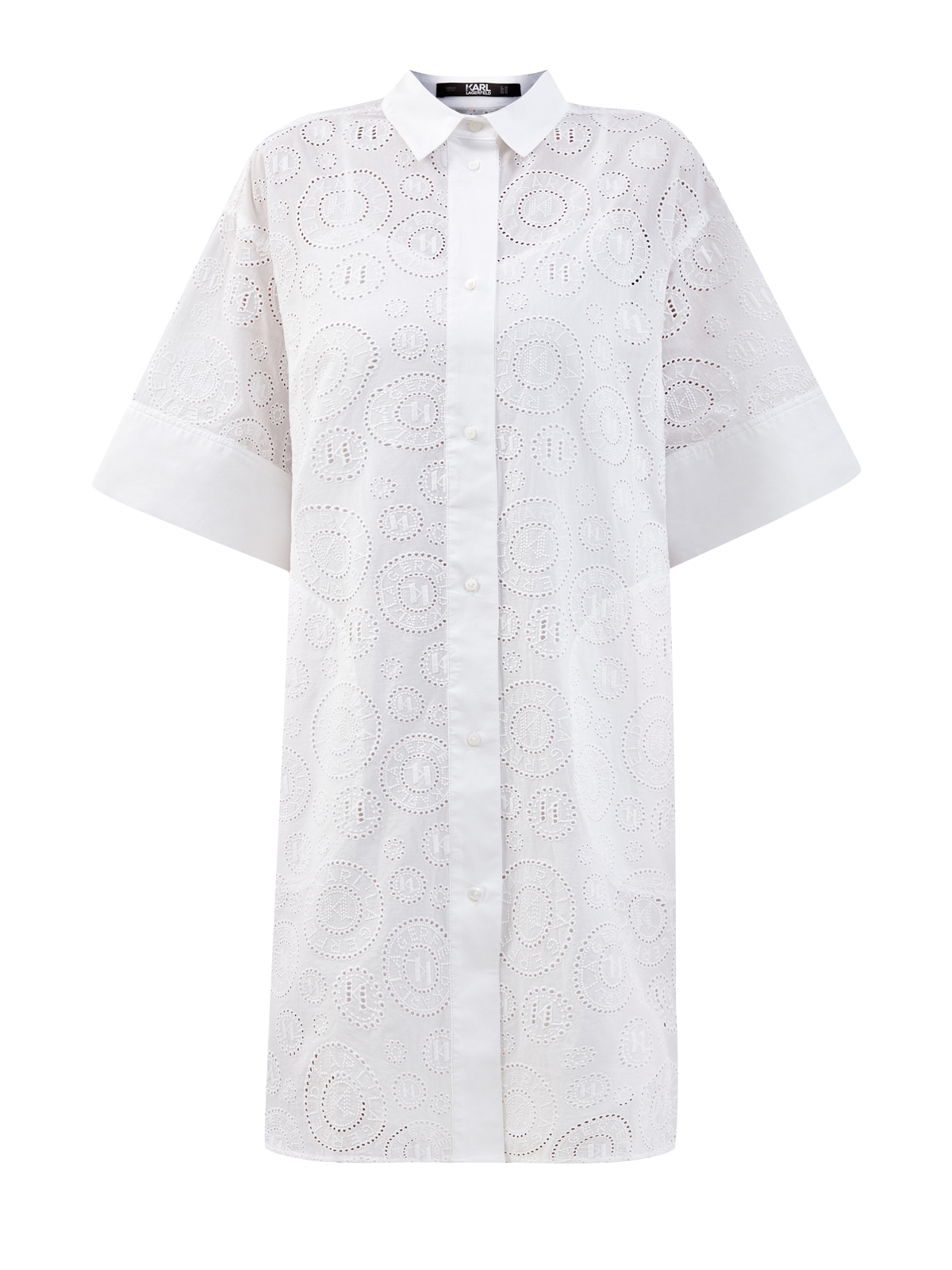 Платье-рубашка Broderie Anglaise с внутренней комбинацией