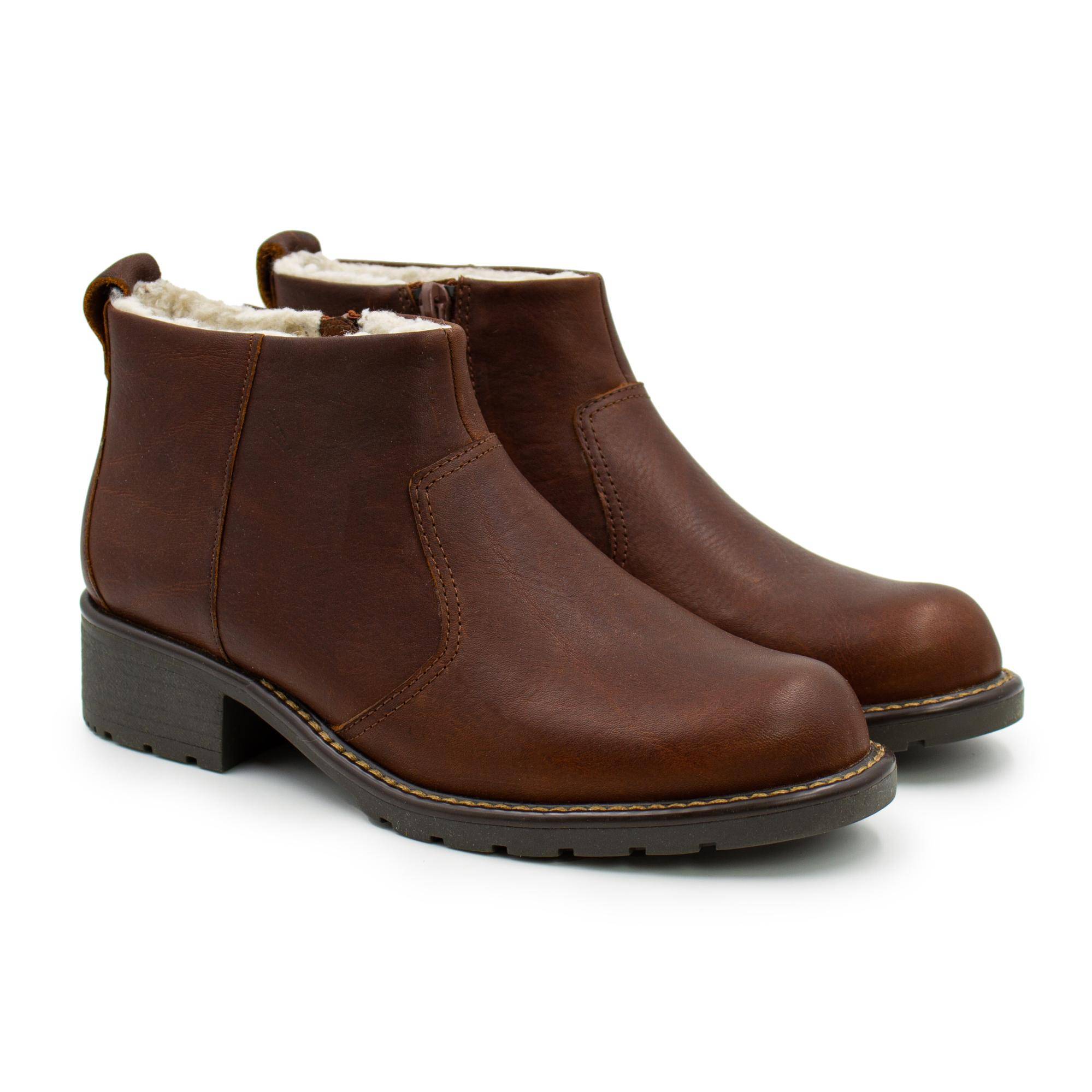 Женские ботинки на молнии Clarks(Orinoco Snug 26144826), коричневые