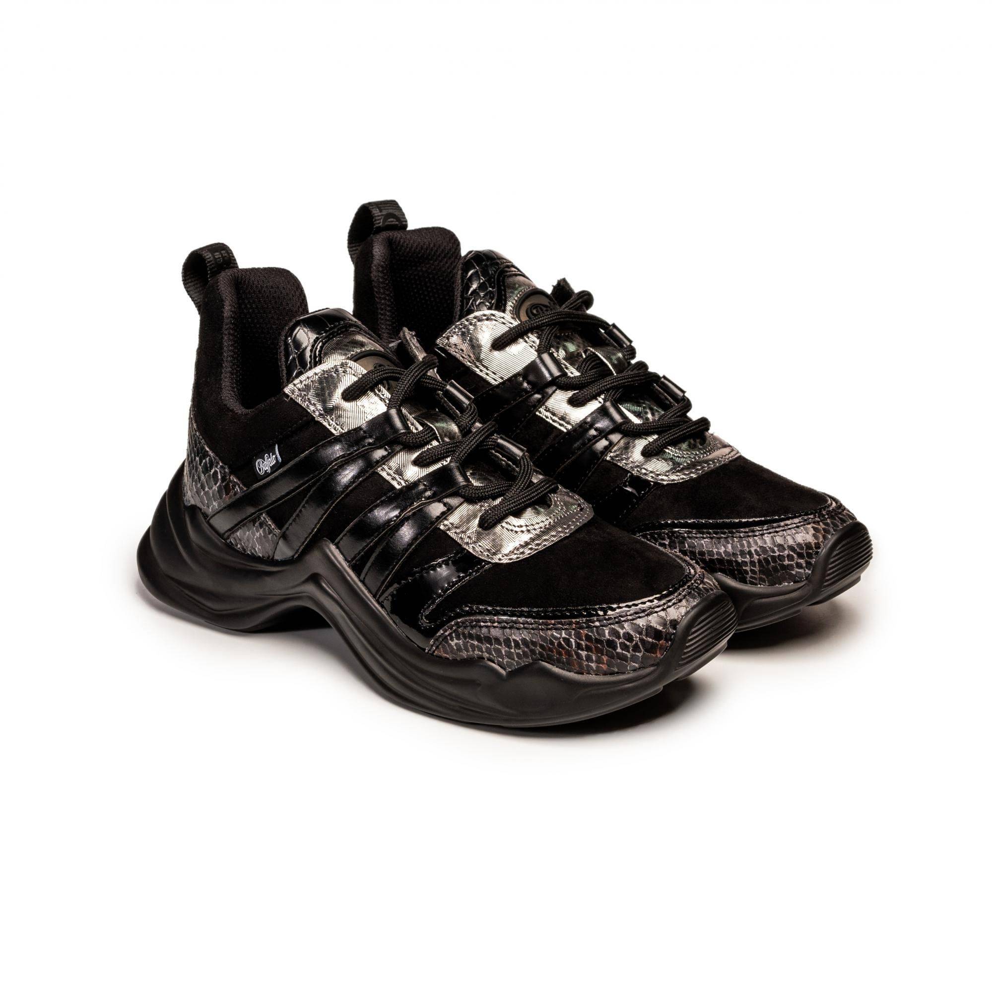 Женские кроссовки Buffalo shoes(CAVI 1630211), черные