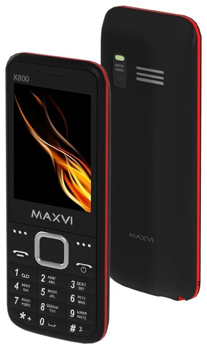 Мобильный телефон Maxvi X800 Black/Red Отличное состояние