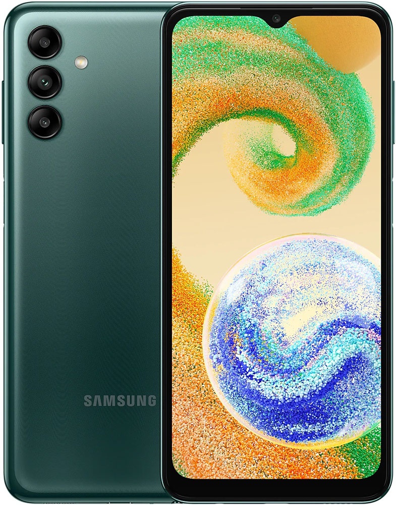 Смартфон Samsung Galaxy A04s 64 ГБ зеленый