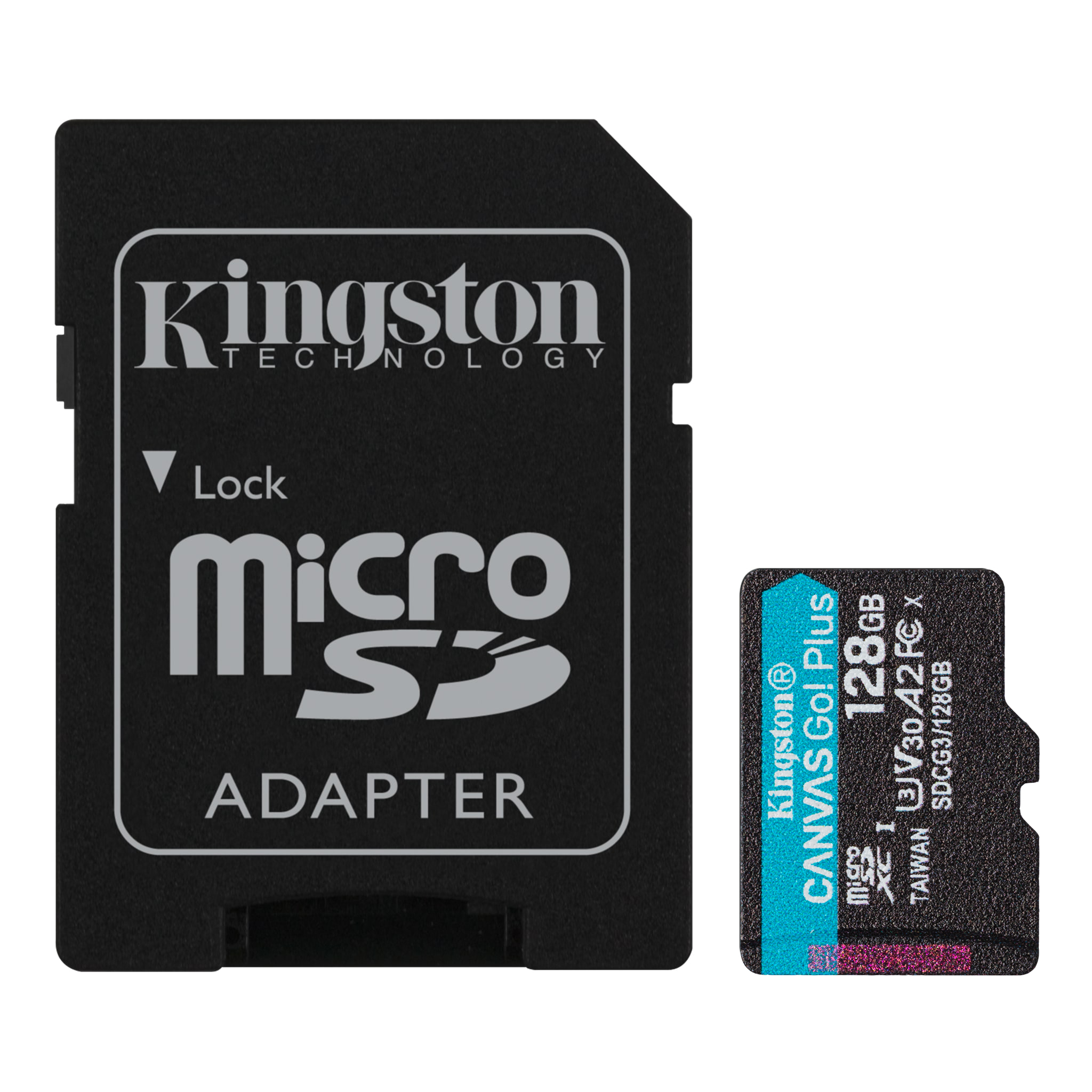 Карта памяти microSDXC Kingston Canvas Go Plus, 128GB