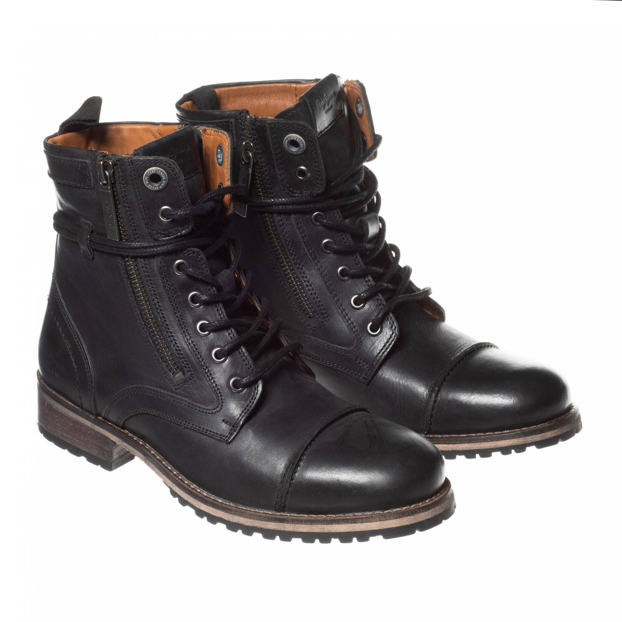Женские высокие ботинки Pepe Jeans London (MELTING W.ZIPPER PLS50215), черные