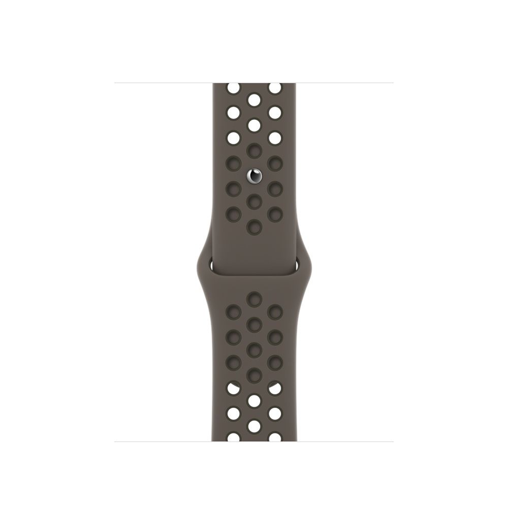 Ремешок Apple Nike Sport Band для Apple Watch 41mm, Фторэластомер, cерая олива/рабочий хаки