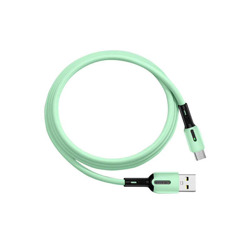 Дата-кабель Usams USB/micro USB SJ432 (мятный)