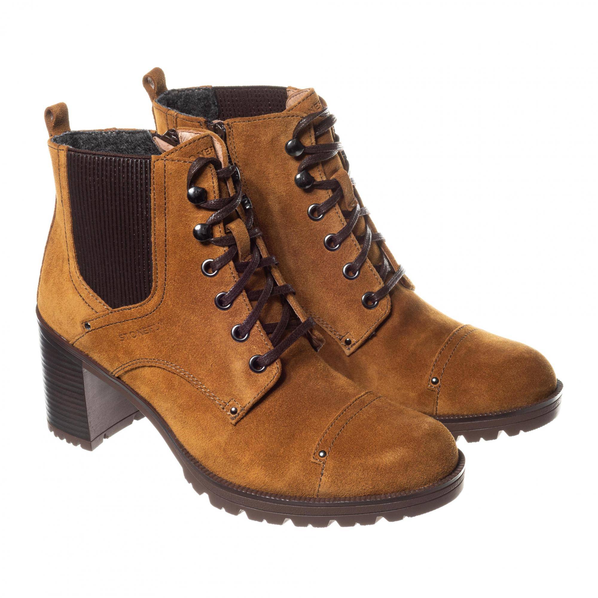 Женские высокие ботинки Stonefly(BLASY 1 210997), коричневые