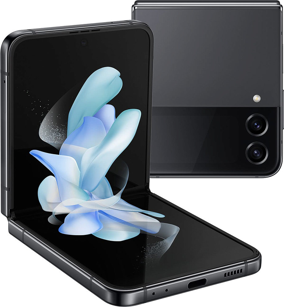 Смартфон Samsung Galaxy Z Flip4 128 ГБ графитовый (SM-F721BZAGCAU)
