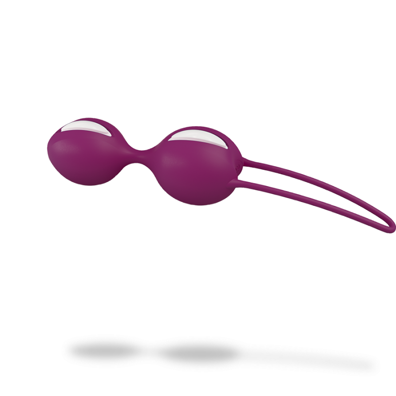 Вагинальные шарики Smartballs Duo с шариком внутри - фиолетовый
