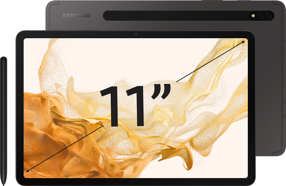 Планшет Samsung Galaxy Tab S8 Wi-Fi 256 ГБ графит (SM-X700NZABCAU)