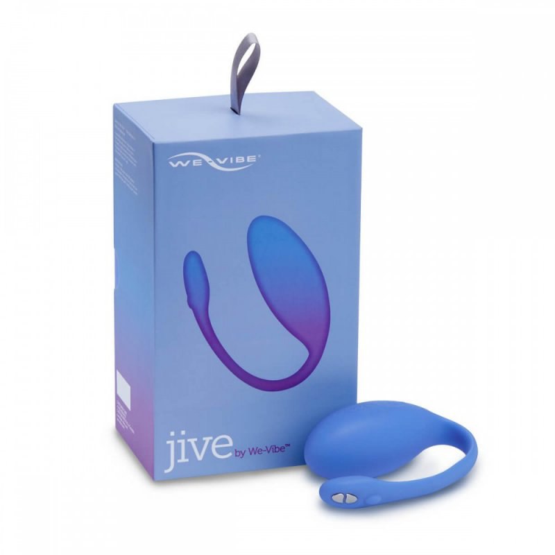 Перезаряжаемое виброяйцо We-Vibe Jive для стимуляции G-точки – синий