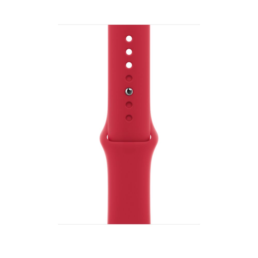 Ремешок Apple cпортивный для Apple Watch 45mm, Фторэластомер, красный