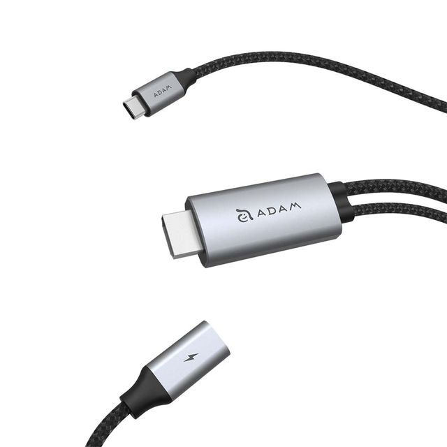 Кабель Adam Elements CASA H180 USB-C / HDMI, 1,8м, серый
